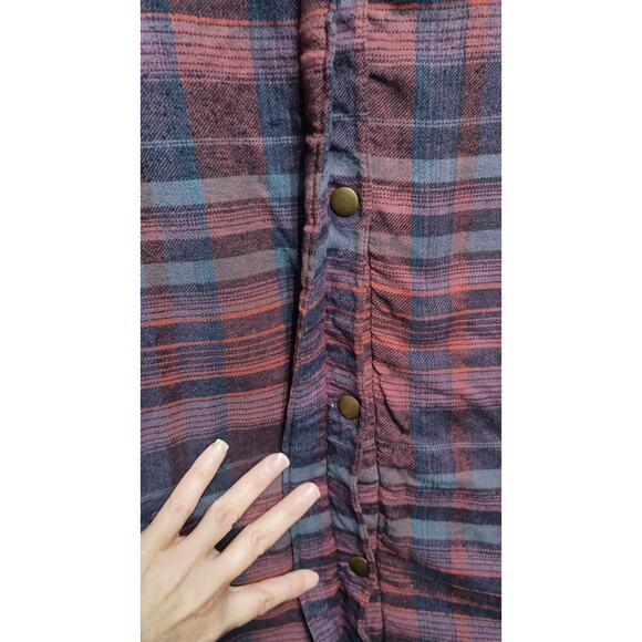 Lumberjane Chore plaid jacket soft cotton lined warm button up pockets Size M - Picture 4 of 11